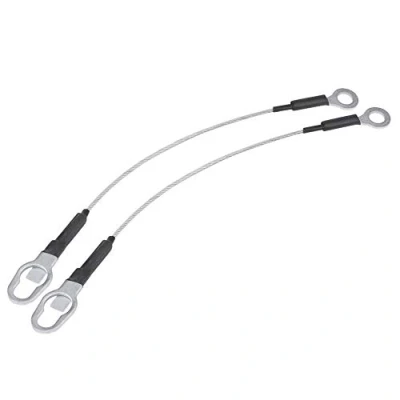 Image of Tailgate Wire Cable, 2pcs Stainless Steel Truck Strap Tail Gate Cables Pickup Support Cable Set 44cm /17in for Ford Ranger, Mazda 93 11