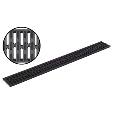 Image of ACO Black Plastic Grating 1m