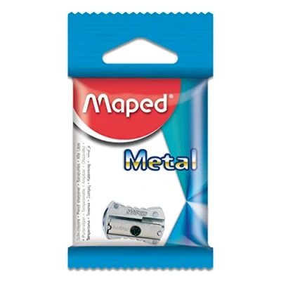 Image of Maped Pencil Sharpener 006600 Manual (Metal), Grey