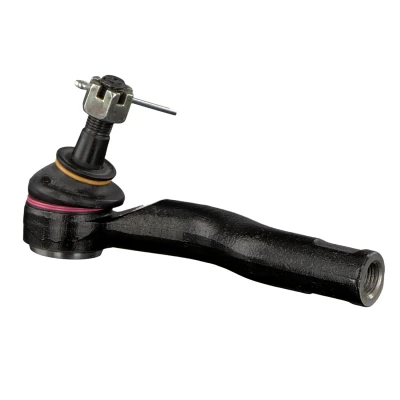 Image of G26A32290, GJ6E32290, GJ6E32290A, GJ6E33290 Track rod end FEBI BILSTEIN 42469 Front Axle Left with crown nut MAZDA: 6 Saloon