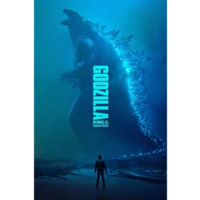 Image of Crafty Little Penguin Godzilla King of The Monsters Movie Poster Print Wall Art A4 A3 A2 Maxi Comics 1673 (Maxi 61cm x 91cm)