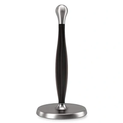 Image of Umbra Tug Contemporary Paper Towel Holder with Friction for Tearing Smoke