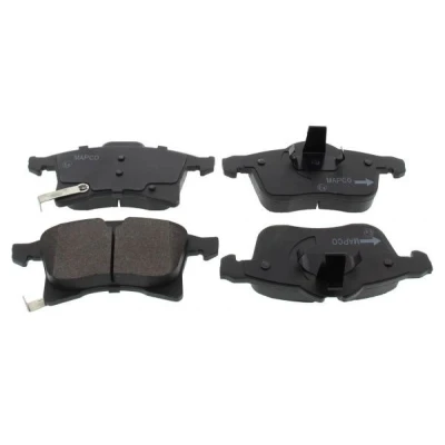 Image of 1605080, 1605099, 1605177, 1605252, 1605456 Brake pad set MAPCO 6710 Front Axle excl. wear warning contact with anti squeak plate VAUXHALL: Corsa Mk4