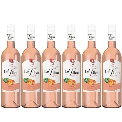 Image of Le Filou Bubbly Peach Flavoured and sparkling wine cocktail (6 x 0,75L)