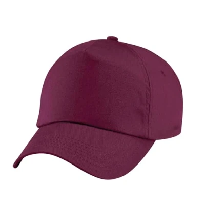 Image of Beechfield Original 5 panel Cap Burgundy One Size