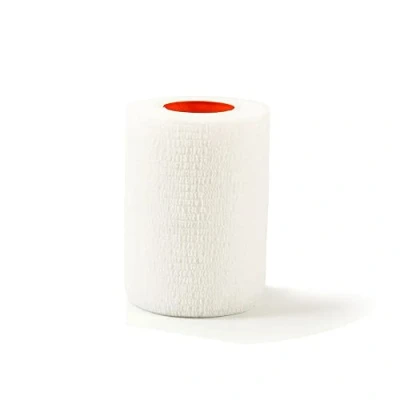 Image of First Aid 4 Sport Latex Free Cohesive Bandage 2.5cm x 4.5m White 1 Roll