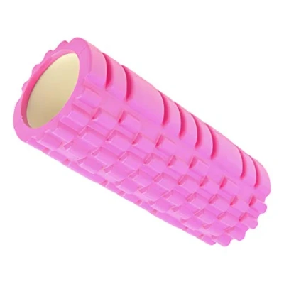 Image of Fitness Foam Rollers for Myofascial Massage Trigger Point Deep Pain Relief Perfect Self Tool Home, Gym, Pilates, Yoga (Pink)