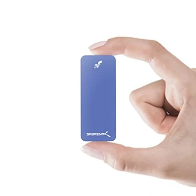 Image of SABRENT 1TB Rocket NANO External Aluminum SSD (Blue) (SB BLU)
