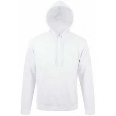 Image of SOLS Mens Snake Unisex Hooded Sweatshirt / Hoodie (White) Cotton Size 2XL