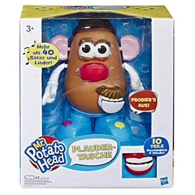 Image of Playskool E4763100 Mr. Potato Head Chat Bag, Electronic Interactive Toy for Children from 3 Years, Multicoloured