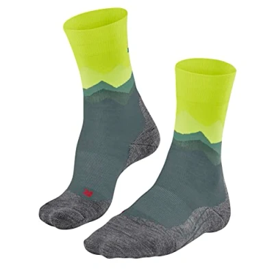 Image of FALKE Men&#039;s TK2 Explore M SO Wool Thick Anti Blister 1 Pair Hiking Socks, Grey (Steel 3583), 11 12.5