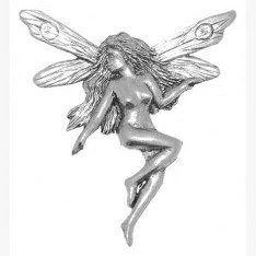 Image of Fairy Pin Badge Brooch Gift, Supplied in Organza Bag