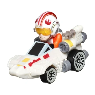 Image of Hot Wheels Racer Verse Luke Skywalker Diecast Model Car Toy Kids Age 3+Gift for &amp; Collectors, HKC07