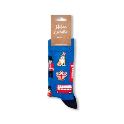 Image of Urban Eccentric Unisex London Icon Socks Gift 1 Pair Cotton Rich Premium Novelty Gifts