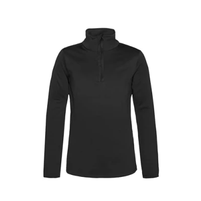 Image of Protest Fabrizoy 1/4 Fleece Lined girls, Fleece, 3910200, Black, S/128