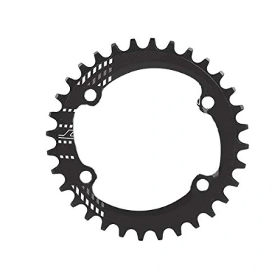 Image of VGEBY Bike Chainring, Aluminum Alloy Narrow Wide Single Chain Ring for Shimano M6000 M7000 M8000(Black 32T)