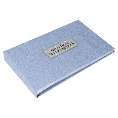 Image of Grandma&#039;s Boasting Book (Photo Album) holding 40 6x4 inch photos Blue