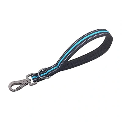 Image of Short Dog Leash, No Pull Nylon Traffic Lead with Padded Handle for Training Control Large/Medium Dogs