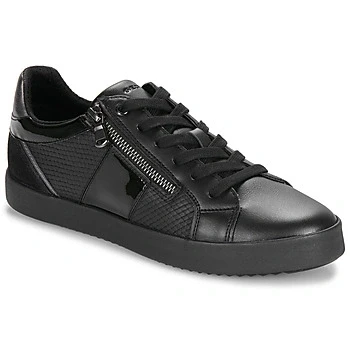 Image of Geox Blomiee Trainers, Women&#039;s, Size: 3, Black leather and imitation
