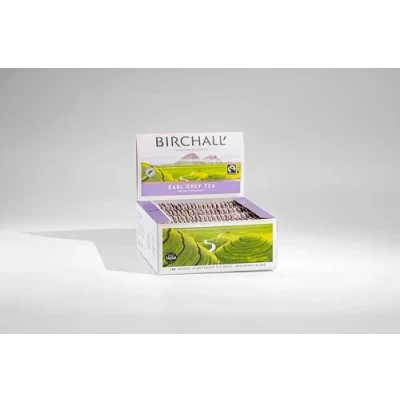 Image of Birchall Tea Earl Grey Black 1 Pack of 100 Plant Based Tagged Bags