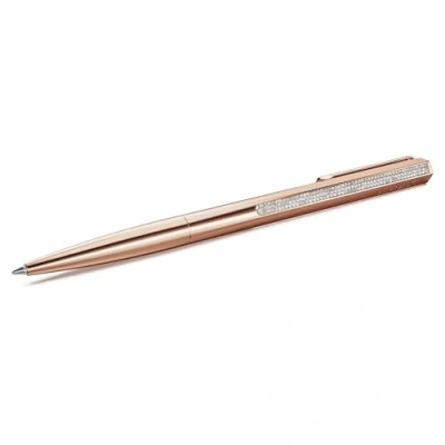 Image of Swarovski Crystal Shimmer ballpoint pen, Rose gold tone, tone finish