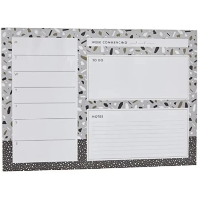 Image of docrafts NOT 101128 A4 Noteworthy Metallic Mono Desk Pad