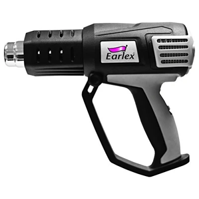 Image of Earlex Heat Gun HG2000LCDUKP incl. nozzle attachments, scraper and carry case 50C 650C, 2000 W, memory function, Digital LCD display
