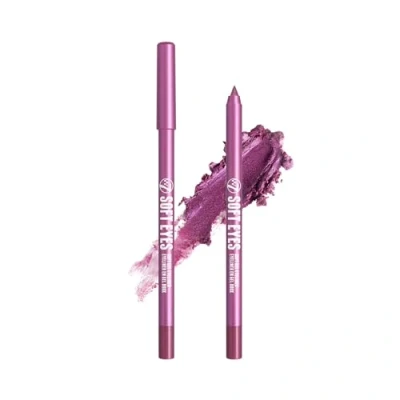 Image of W7 Soft Eyes Gel Eyeliner 2Pcs Metallic Liner Pencil High Impact Eye Colour Girl Crush Pink