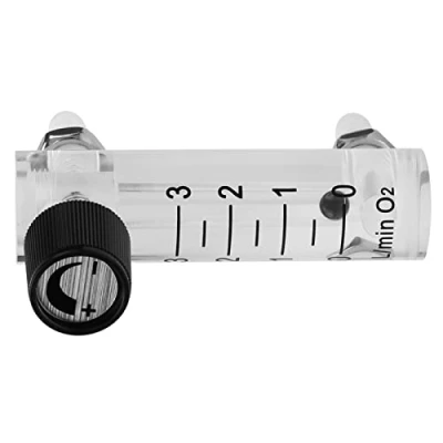 Image of FTVOGUE Gas Flowmeter with Control Valve for Oxygen/Air/Gas 0 3LPM