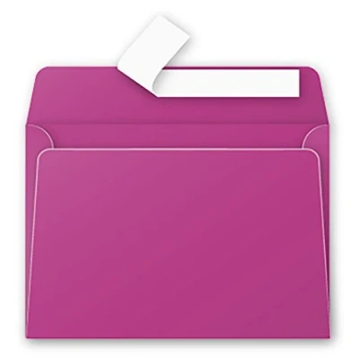 Image of Clairefontaine Ref 5886C Pollen Adhesive Envelopes (Pack of 20) C6 Sized, 120gsm Paper, Printer Compatible, Acid Free, Strip for Easy Seal Maroon