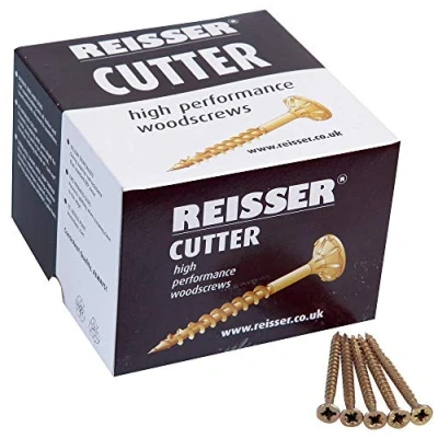 Image of Reisser Cutter WOODSCREWS 4.0 X 30MM (200) Screws Wood Fasteners/Hardware, 200 Qty 8200S220400304