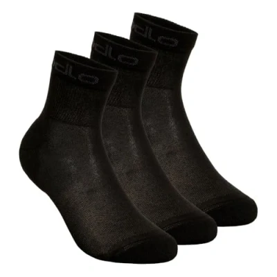 Image of Odlo Unisex Socks 3 pack ACTIVE, black, 36 38