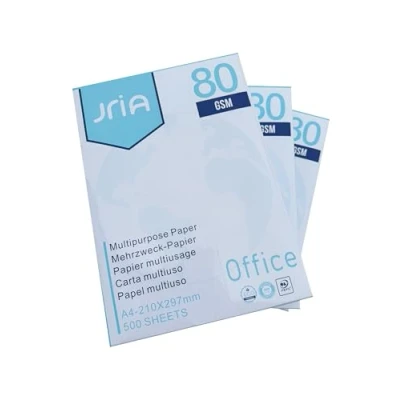 Image of A4 Paper Office White Printer Copier 3 Reams 1500 Sheets (80gsm) Multifunction Laser Inkjet (3 Reams, Sheets)