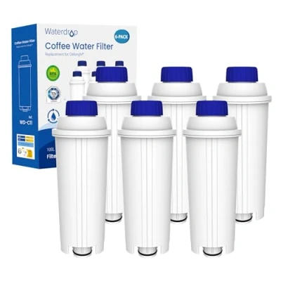 Image of Waterdrop Coffee Filter, Replacement for De&#039;Longhi® Water Filter DLSC002, ECAM, Eletta, Dinamica, Magnifica, ETAM Autentica and Different Model of Esam, TÜV SÜD Certified (6)