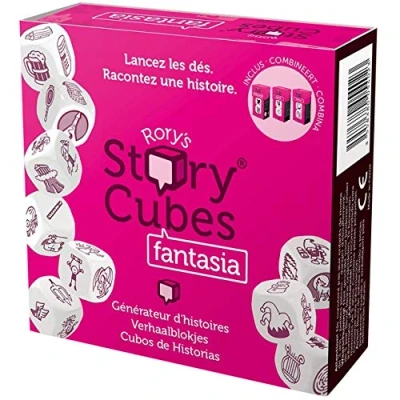 Image of Asmodee Story Cubes: Fantasy All Versions Available, Multilanguage (ASMRSC28ML1), Ages 8+