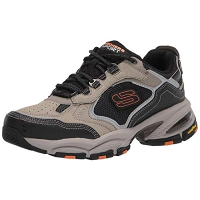 Image of Skechers Men&#039;s 51893 Trekking Shoes, Taupe/Black, 12 UK