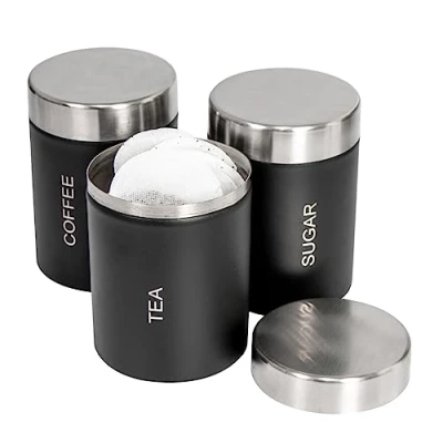 Image of Blackmoor Tea Coffee Sugar Canisters