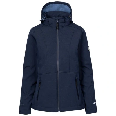 Image of Trespass Womens/Ladies Christine DLX Soft Shell Jacket (Navy Marl) Size X Small