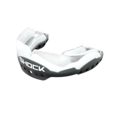 Image of Shock Doctor Ultra 2 STC Mouth Guard w/Detachable Strap for Football Helmet, Custom Fit Youth &amp; Adult Superior Protection and Low Profile