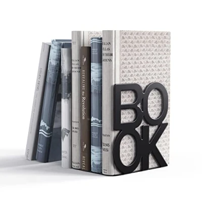 Image of Book Ends,BookEnds Supports for Bookrack Desk,Bookend are Used Books, Unique Appearance Design,Heavy Duty