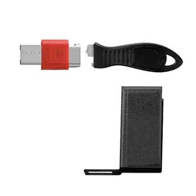 Image of Kensington USB Lock w Cable Guard Rectang, Black, 6016342