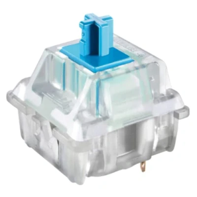Image of Cherry MX Key Switches for Mechanical Gaming Keyboards Plate Mounted MX1AE1NA (Cherry RGB Blue, 90 Pcs)