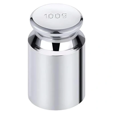Image of Trimming Shop 100g Scale Weight Chrome Plating for Precise Calibration Checking the Accuracy of Both Pocket and Digital Scale, Jewelry, Kitchen (1pc)