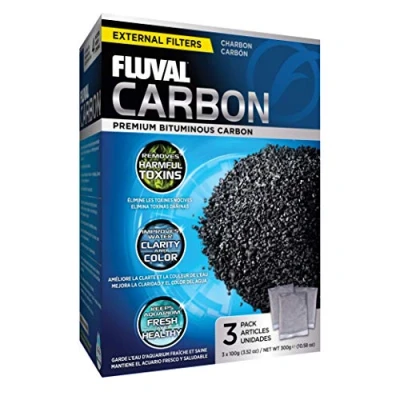 Image of Fluval Activated Carbon 3 x 100g Sachets