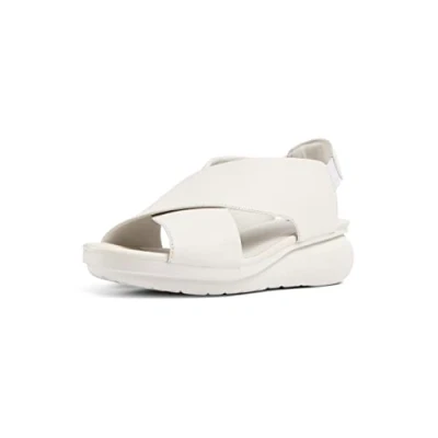 Image of Camper Women&#039;s Balloon K200066 Wedge Sandal, White 052, 7 UK