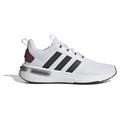 Image of adidas Sportswear Racer TR23 Trainers, Men&#039;s, Size: 12, Footwear white/core black/shadow red Textile/synthetics