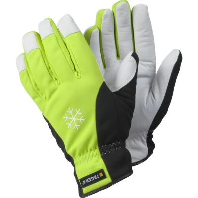 Image of Ejendals 293 11 Size &quot;Tegera 293&quot; Leather Glove Green/Black/White