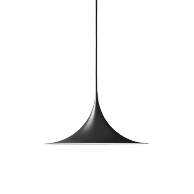 Image of GUBI Semi pendant light, Ø 47 cm, black