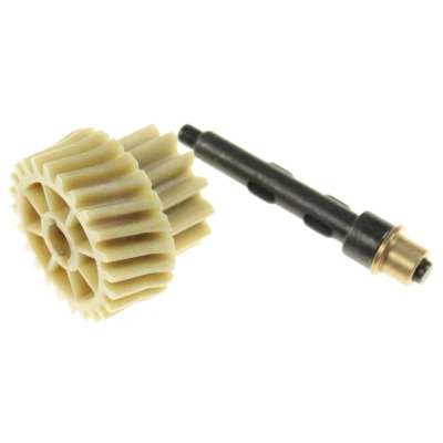 Image of DeLonghi KW717213 cog gear and shaft assembly including bearing