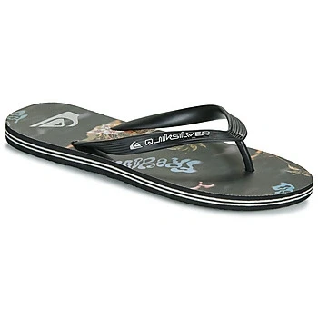 Image of Quiksilver Molokai ART 25 Slippers, Men&#039;s, Size: 8, Kvj Synthetics